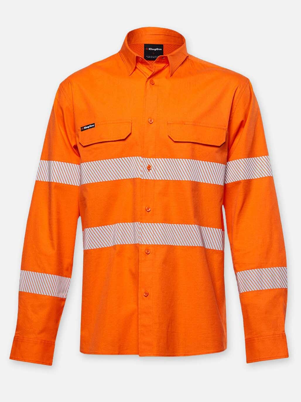 KingGee Workcool Pro Hi-Vis Stretch Reflective Work Shirt K54031