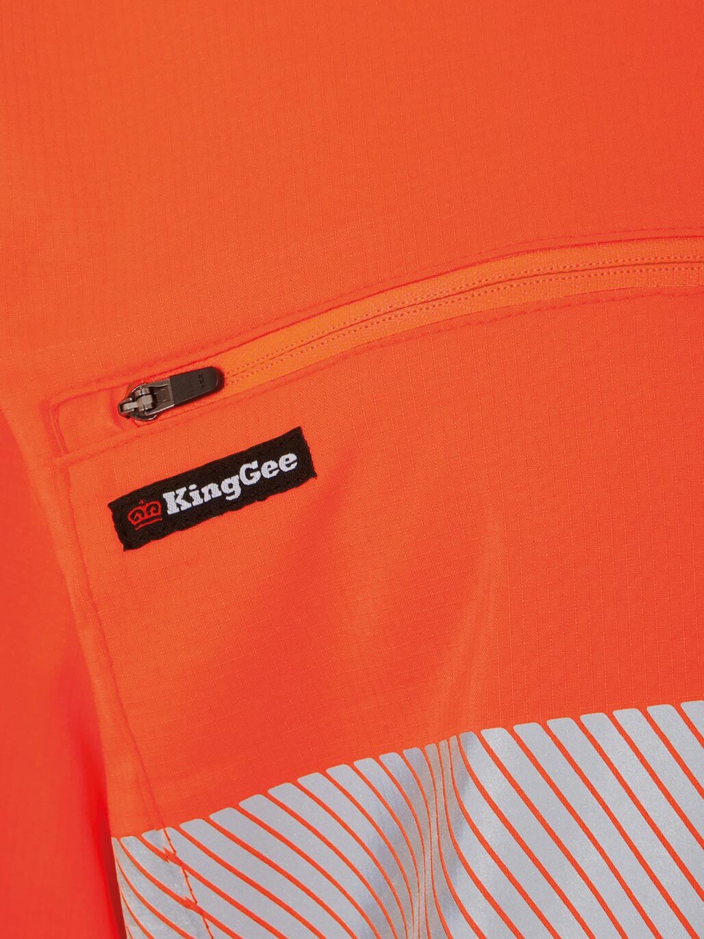 KingGee Drycool Hi Vis Spliced Taped Shirt Long Sleeve Shirt K54037