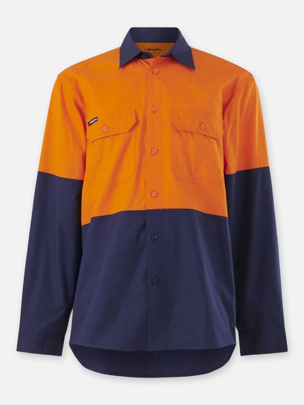 KingGee Workcool Vented Spliced Shirt Long Sleeve K54912