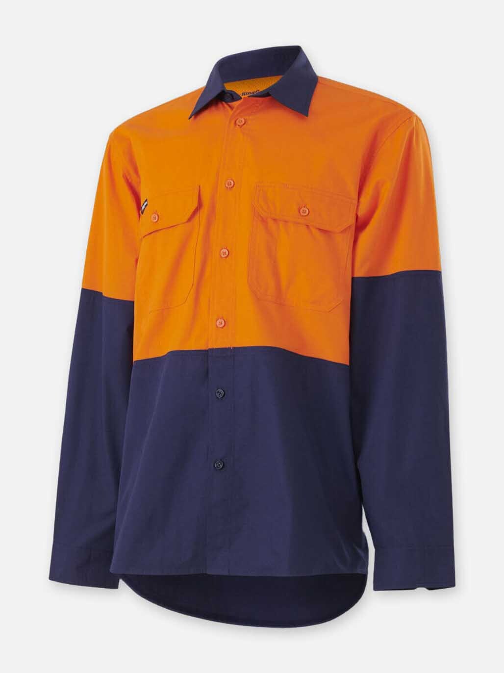 KingGee Workcool Vented Spliced Shirt Long Sleeve K54912