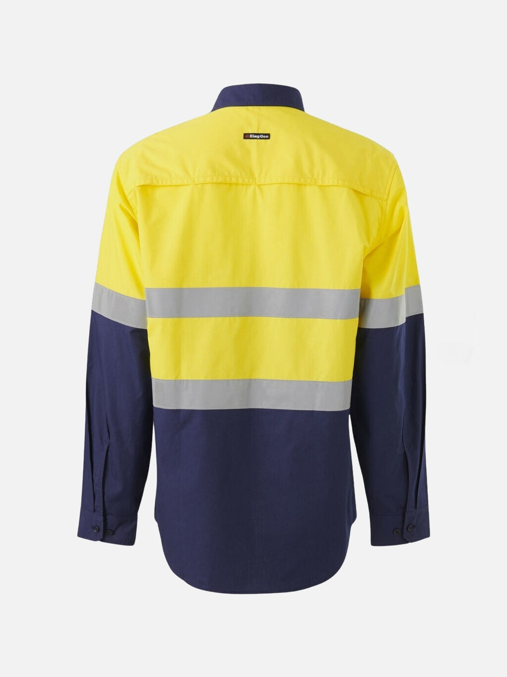 KingGee Workcool Vented Closed Front Spliced Shirt Taped Long Sleeve K54914