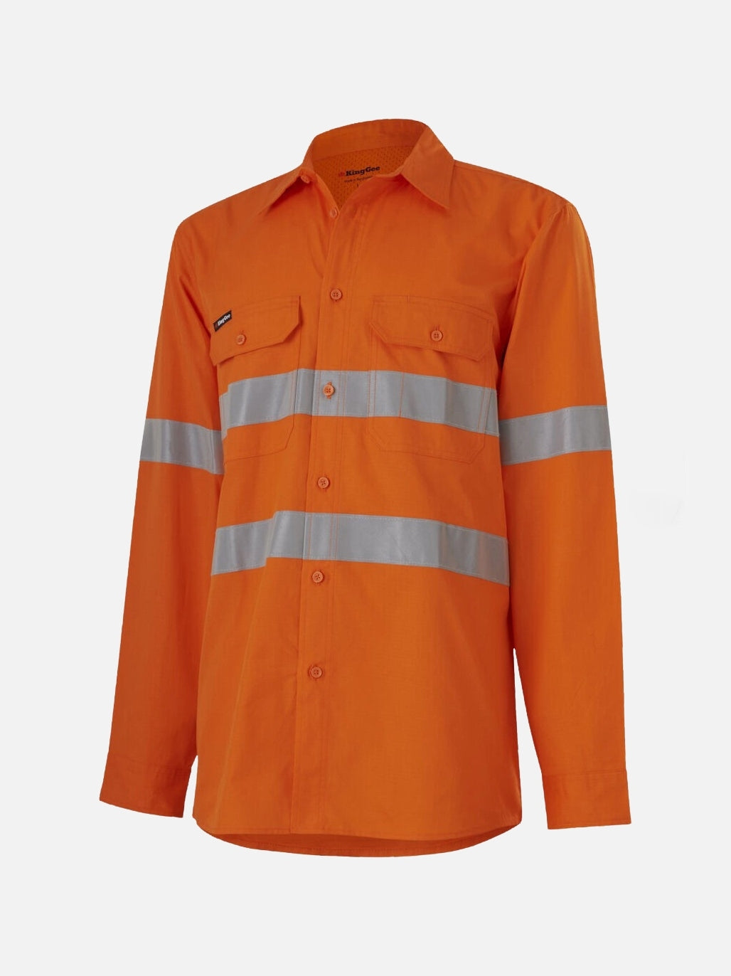 KingGee Workcool Vented Shirt Taped Long Sleeve K54915