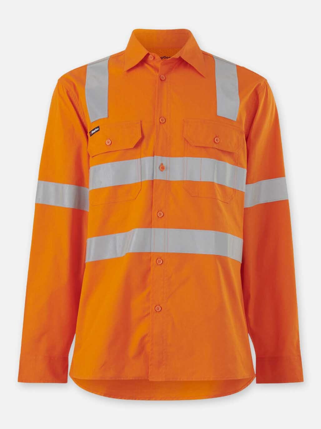 KingGee Workcool Vented X Back Shirt Long Sleeve K54917