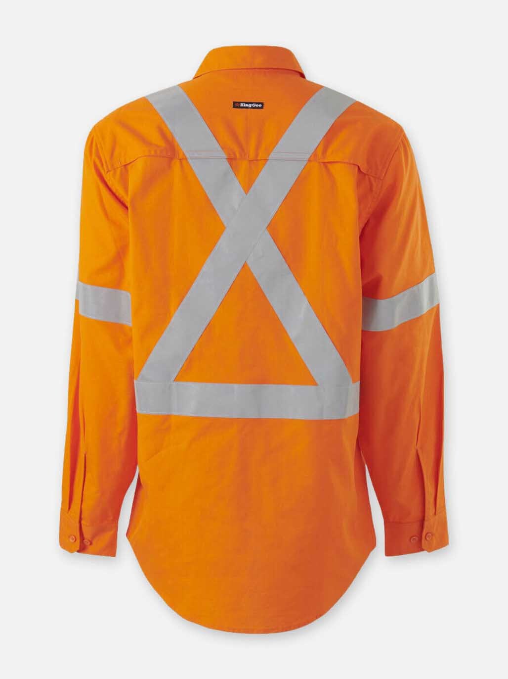 KingGee Workcool Vented X Back Shirt Long Sleeve K54917