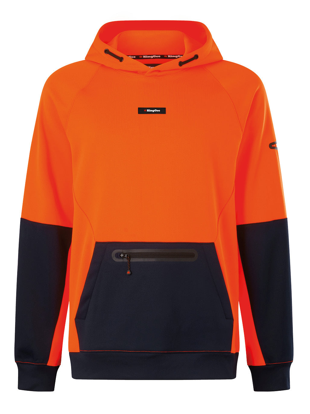 KingGee Mens Originals Hi Vis Water Repellent Hoodie K55012