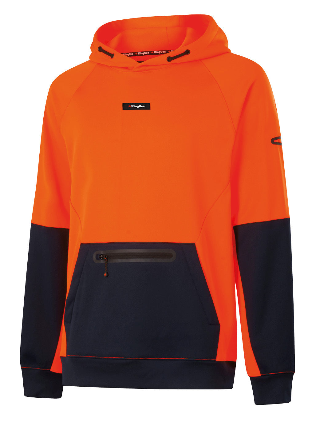 KingGee Mens Originals Hi Vis Water Repellent Hoodie K55012
