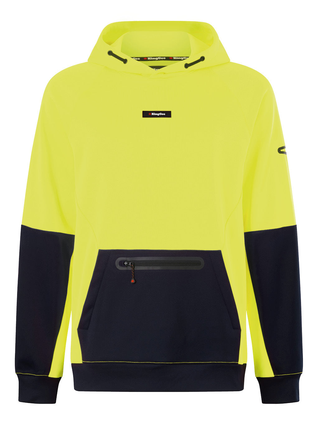 KingGee Mens Originals Hi Vis Water Repellent Hoodie K55012