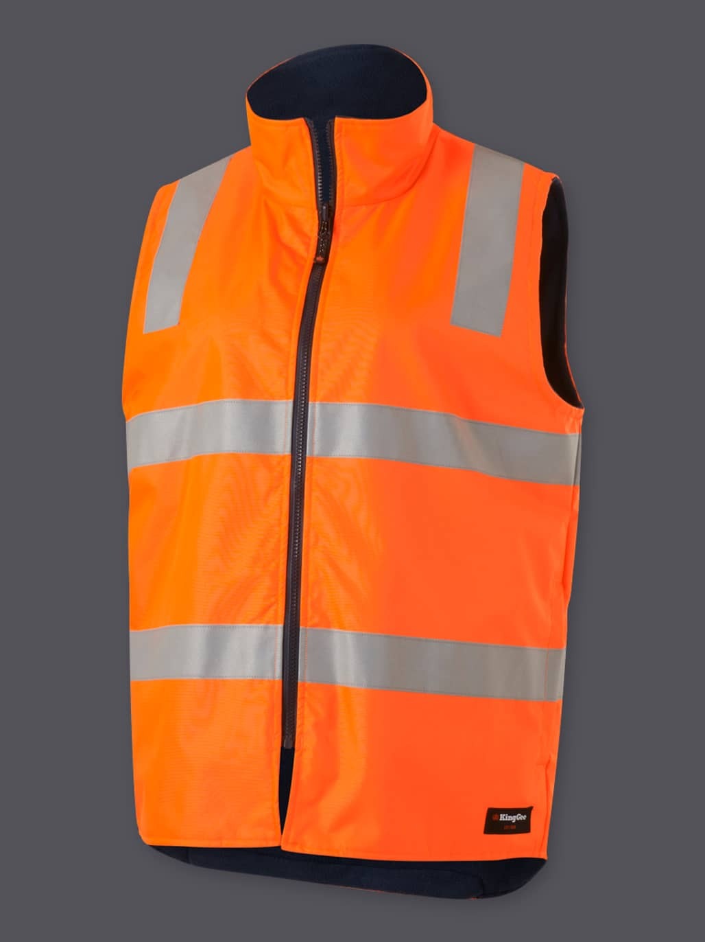KingGee Reflective Spliced Insulated Vest K55031