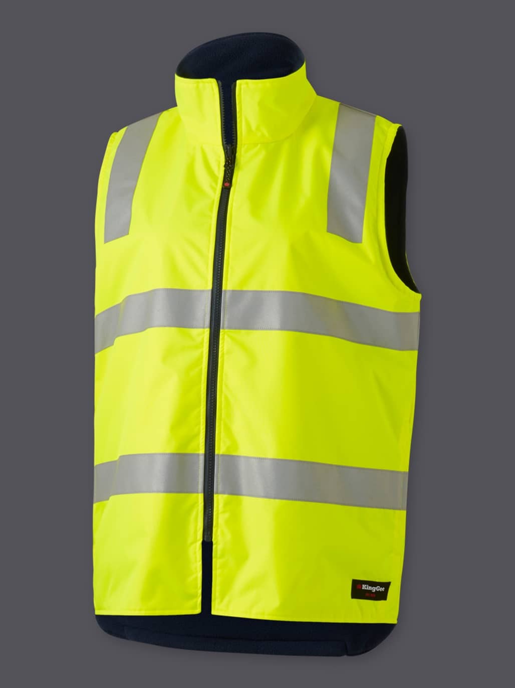 KingGee Reflective Spliced Insulated Vest K55031