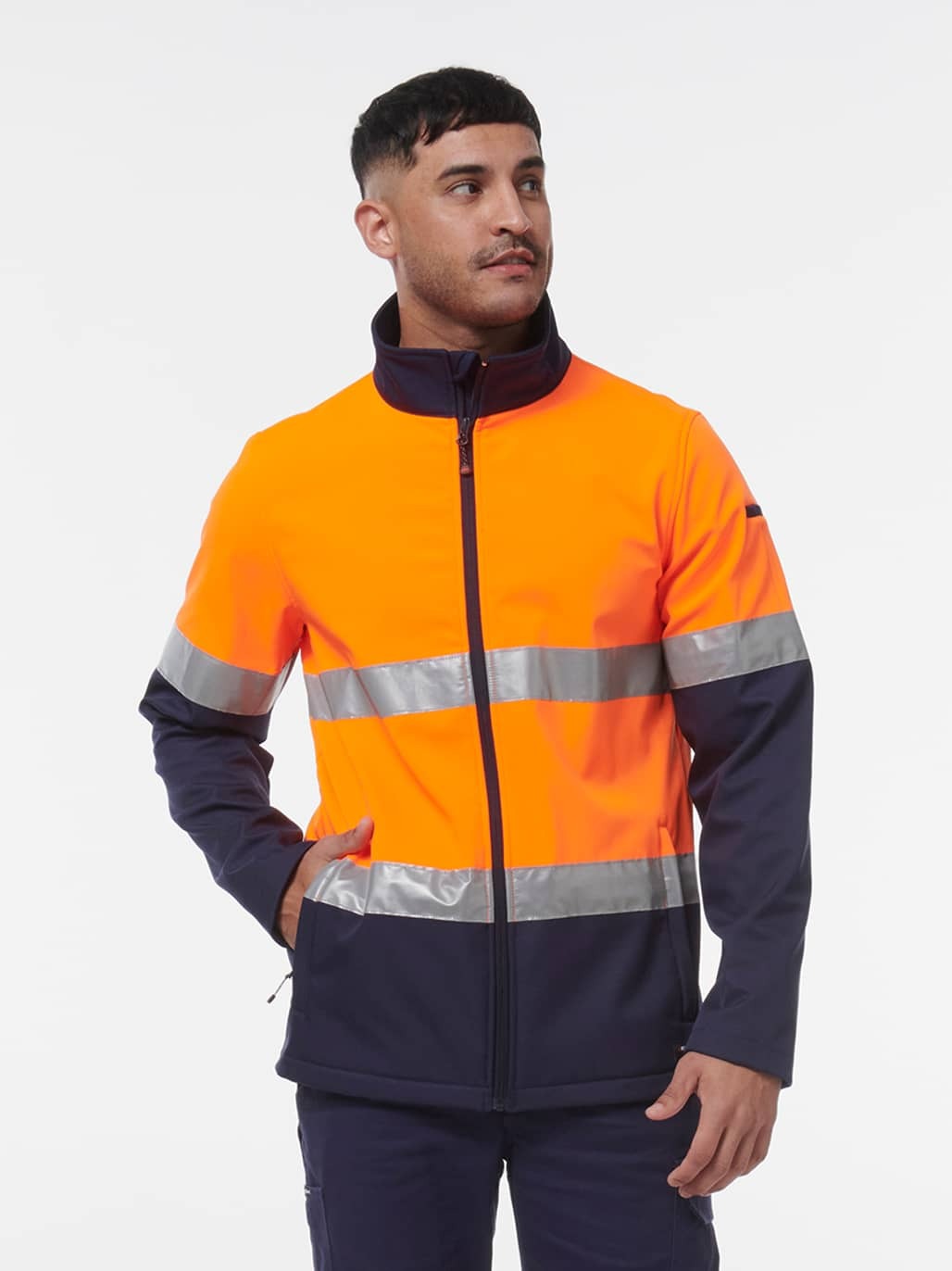 KingGee Reflective Spliced Softshell Jacket K55034