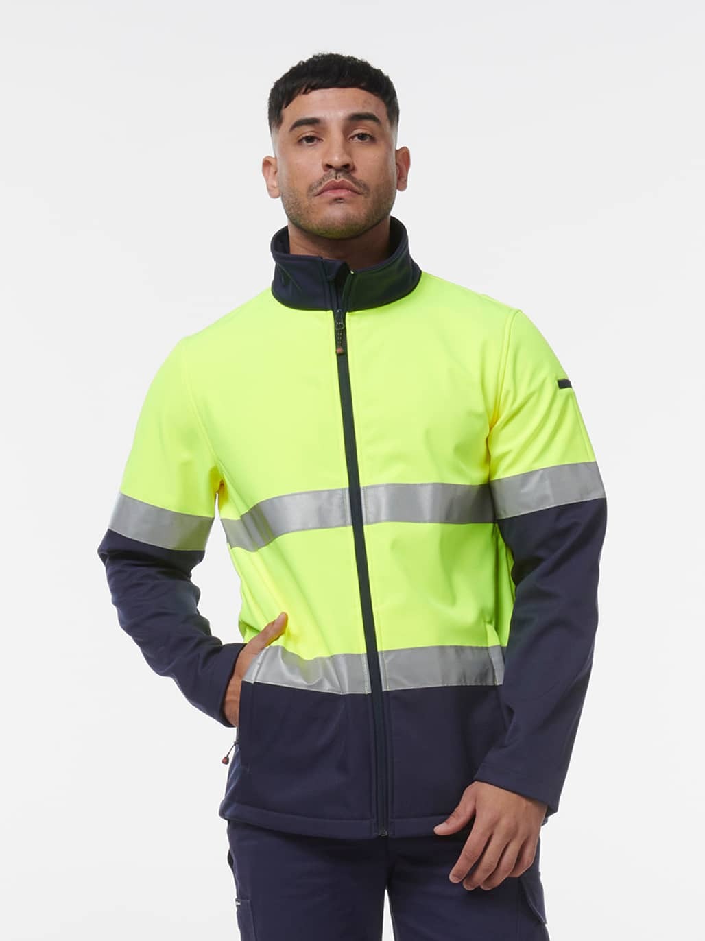 KingGee Reflective Spliced Softshell Jacket K55034