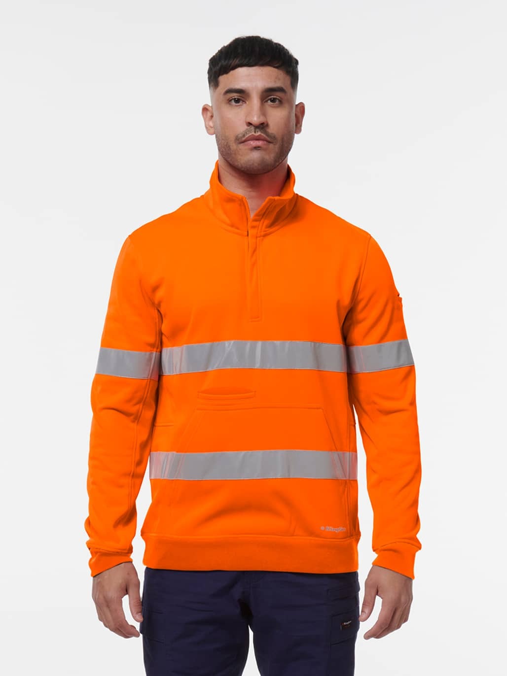 KingGee Reflective 1/4 Zip Fleece K55048