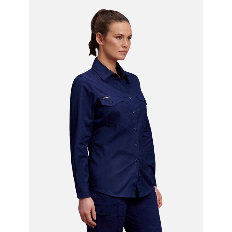 KingGee Womens Workcool 2 Shirt Long Sleeve K69880 - Value Workwear