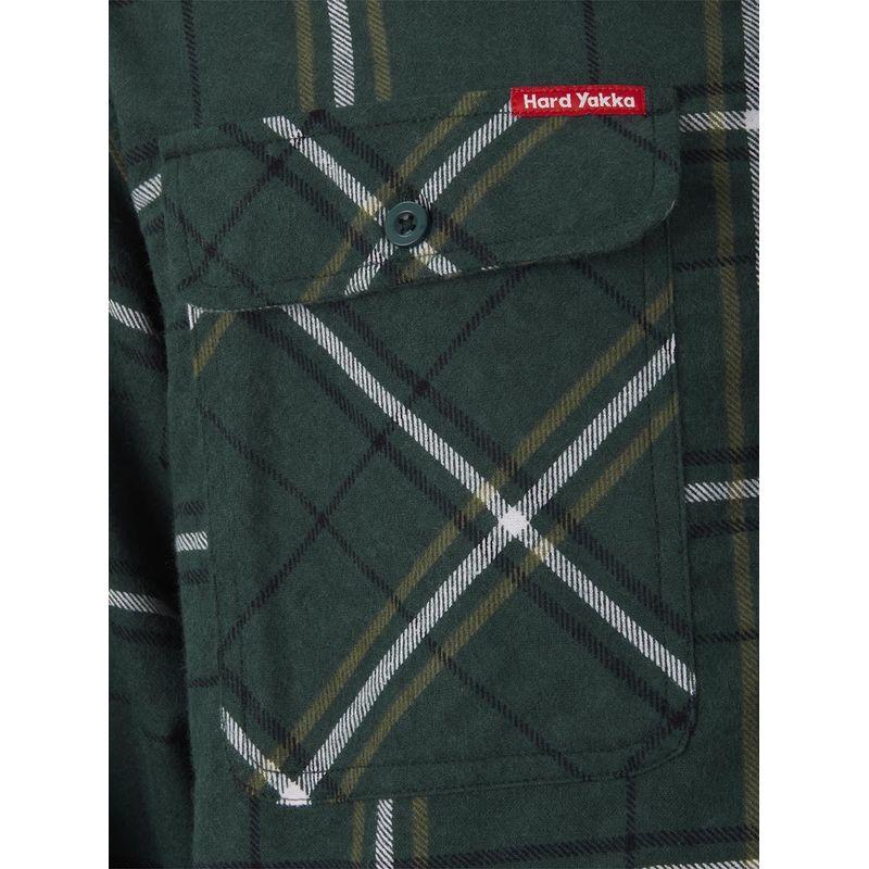 Hard Yakka Core Long Sleeve Closed Front Check Flannel Shirt Y04006
