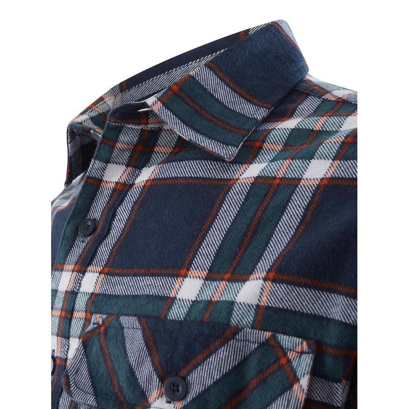 Hard Yakka Core Long Sleeve Closed Front Check Flannel Shirt Y04006