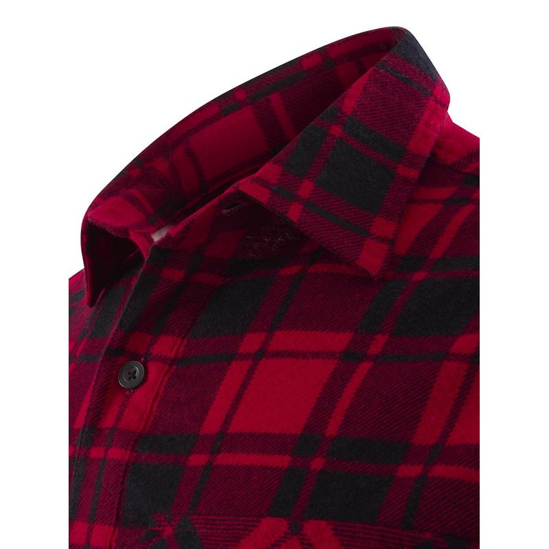 Hard Yakka Core Long Sleeve Closed Front Check Flannel Shirt Y04006