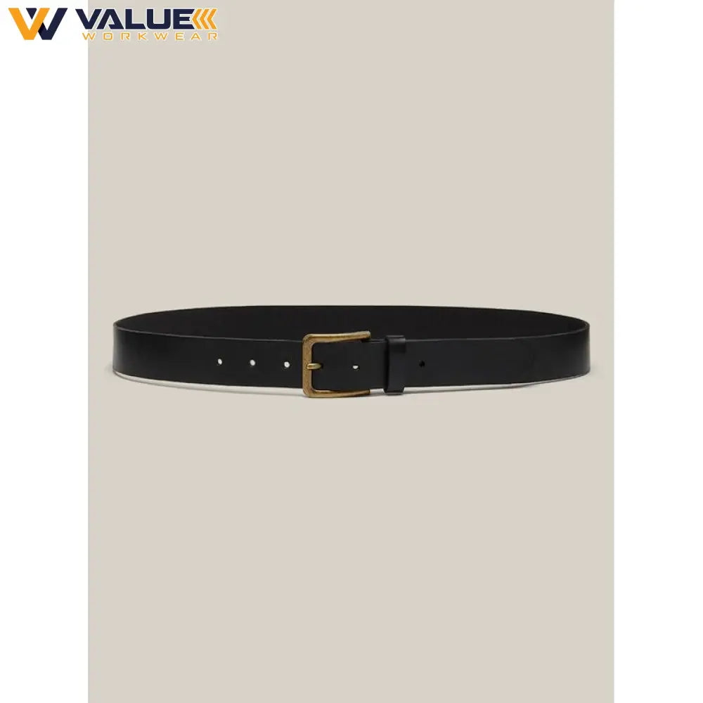 Hard Yakka Embossed Leather & Brass Buckle Belt Y22826