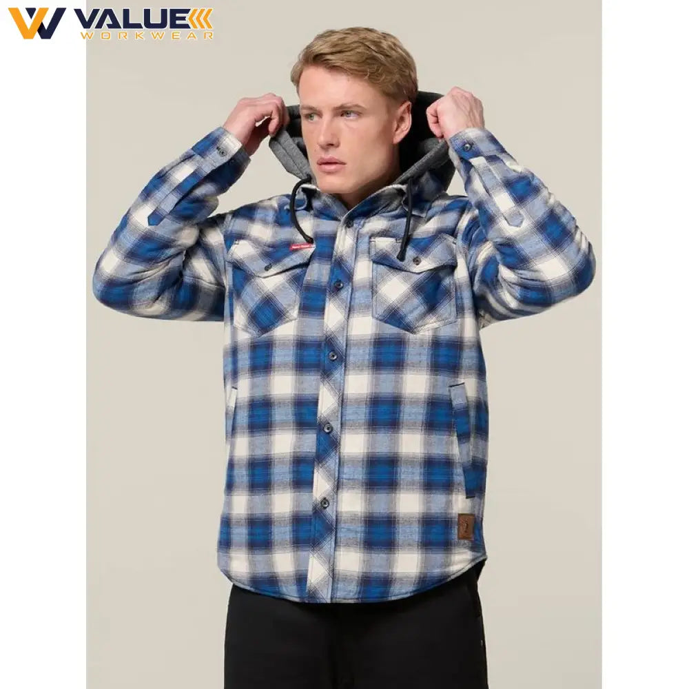 hard-yakka-quilted-flannel-hooded-shacket-y06690