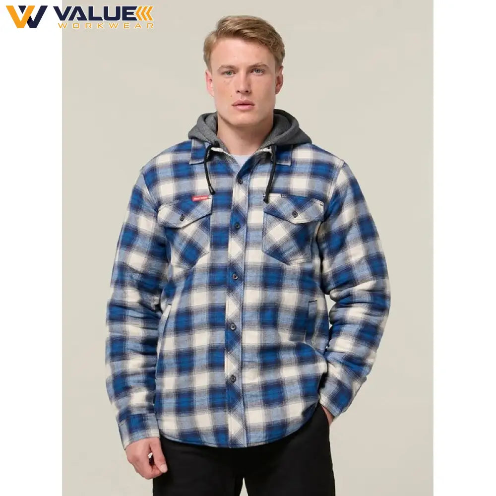 hard-yakka-quilted-flannel-hooded-shacket-y06690