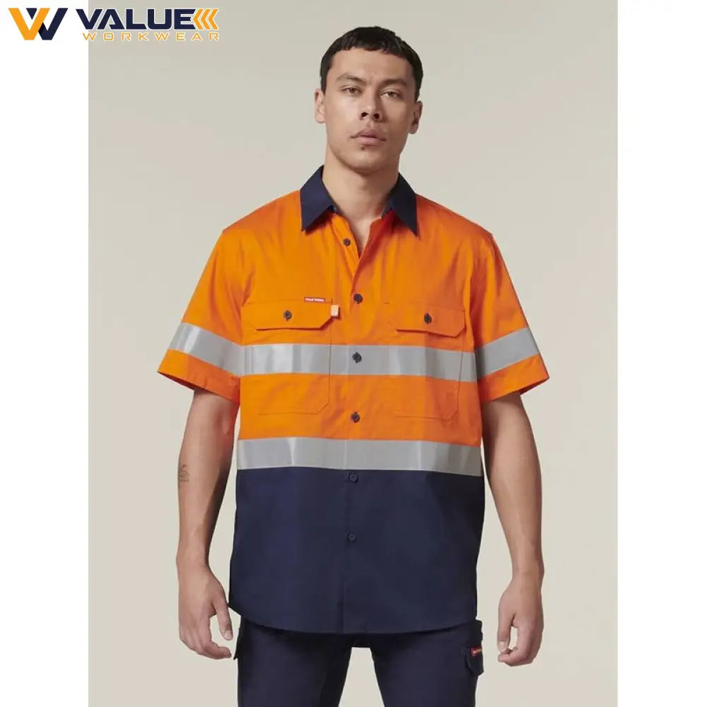 hard-yakka-short-sleeve-hi-vis-2-tone-taped-vented-shirt-y07754