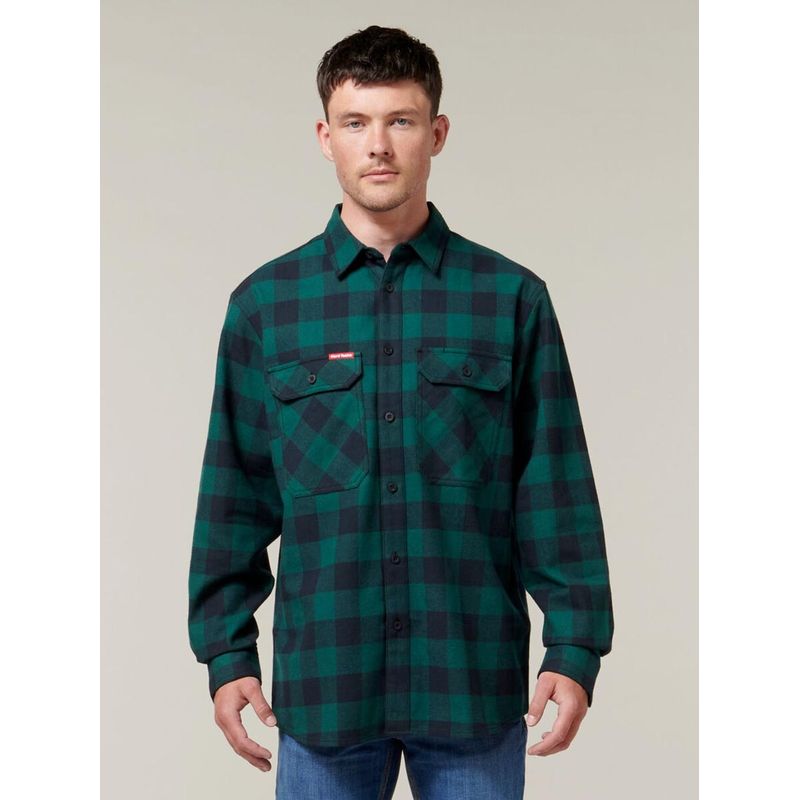 Hard Yakka Foundations Check Flannel Shirt Long Sleeve Y07295