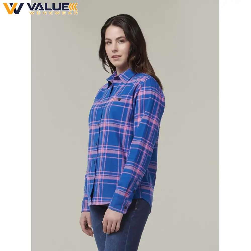 hard-yakka-womens-check-flannie-y08744