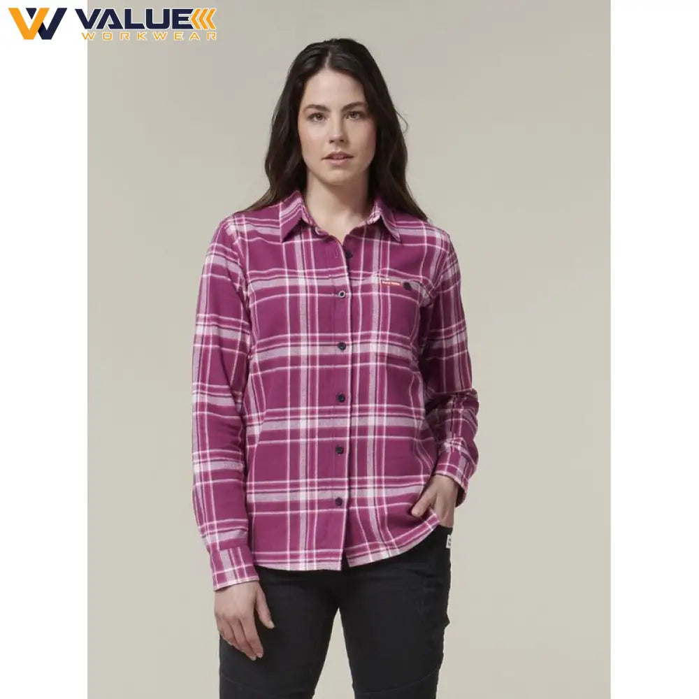 hard-yakka-womens-check-flannie-y08744