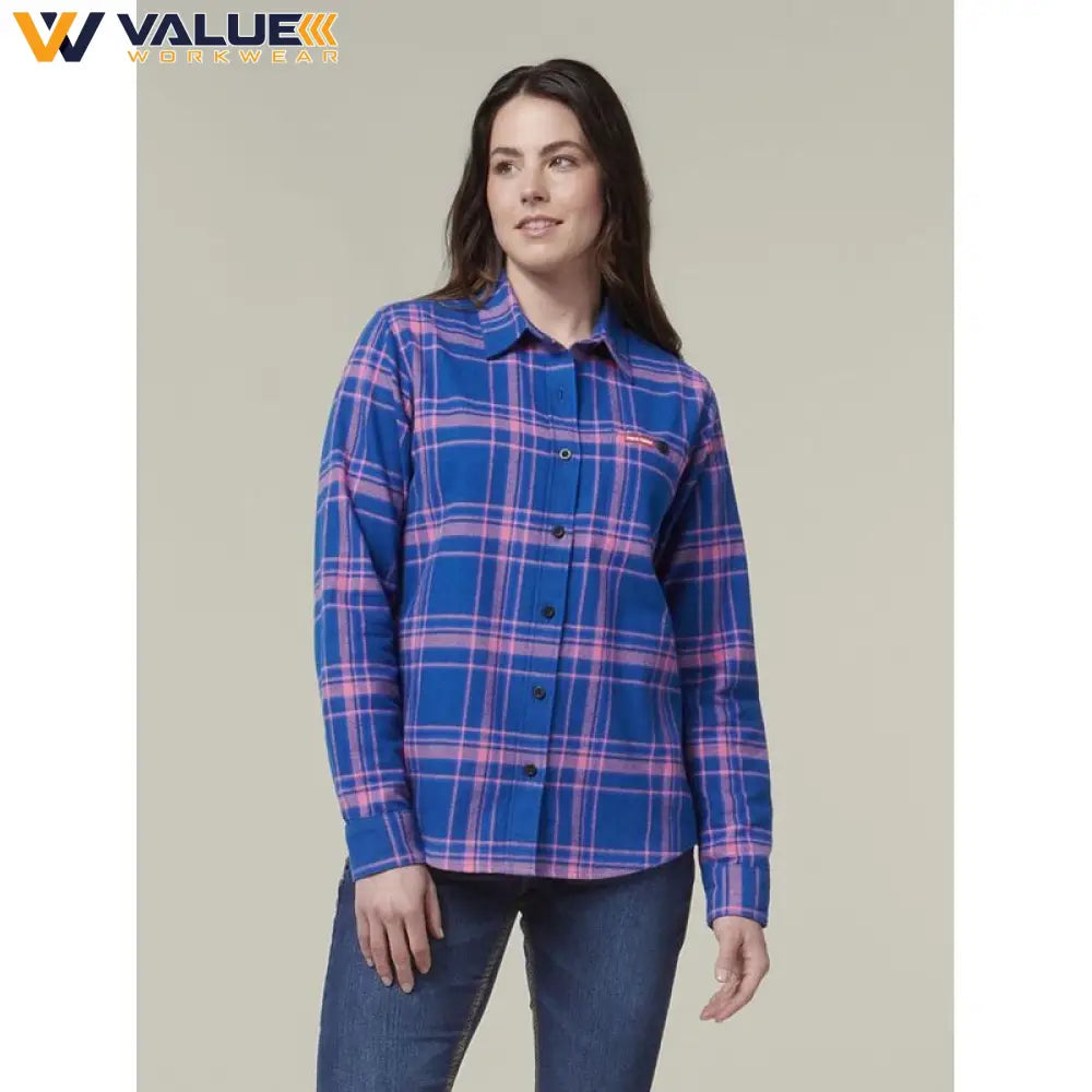 hard-yakka-womens-check-flannie-y08744