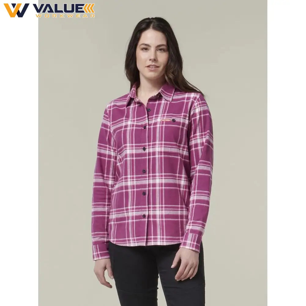 hard-yakka-womens-check-flannie-y08744