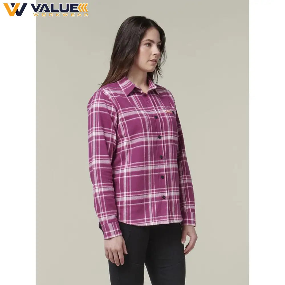 hard-yakka-womens-check-flannie-y08744