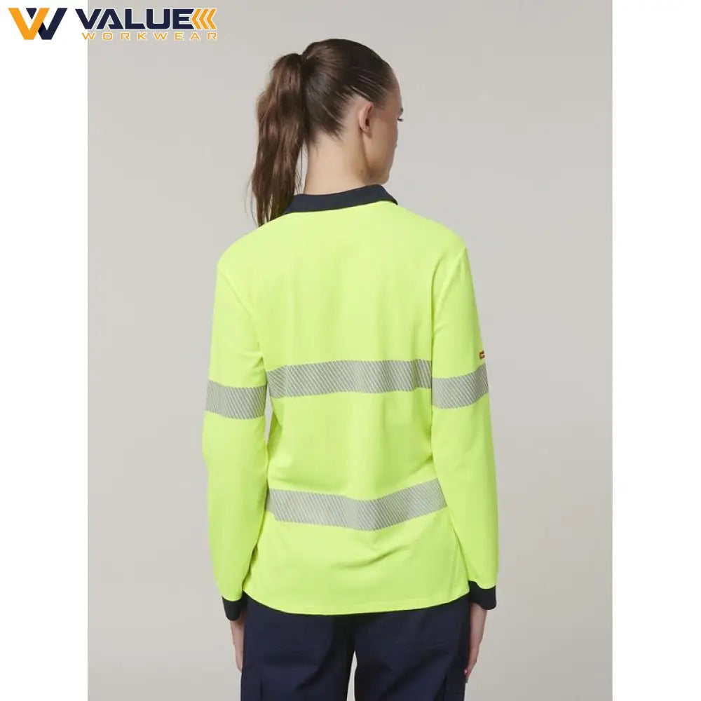 hard-yakka-womens-long-sleeve-hi-vis-taped-polo-y08604