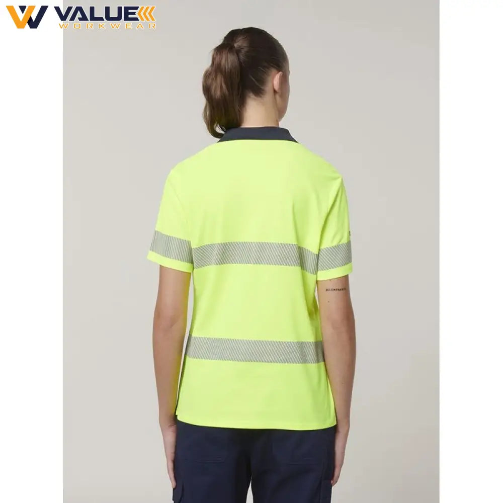 hard-yakka-womens-short-sleeve-hi-vis-taped-polo-y08602