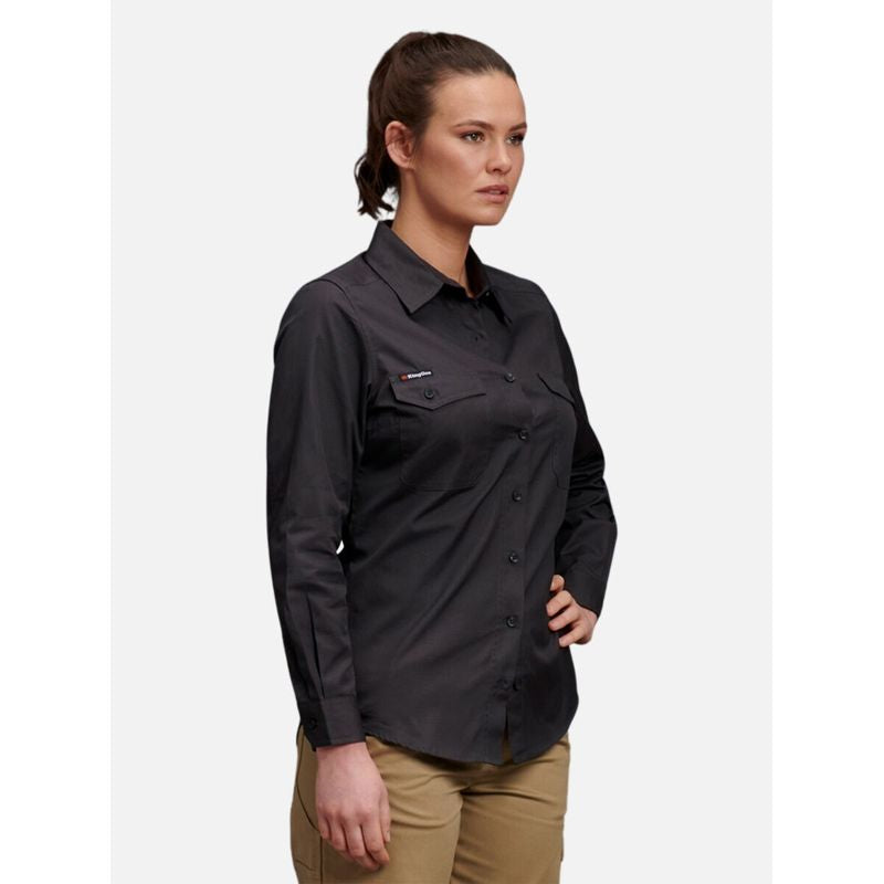 KingGee Womens Workcool 2 Shirt Long Sleeve K69880 - Value Workwear