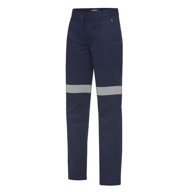 KingGee Women's Drill Reflective Pants K43535