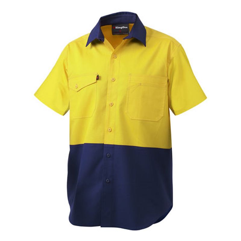 KingGee Workcool 2 Spliced Shirt Short Sleeve K54875