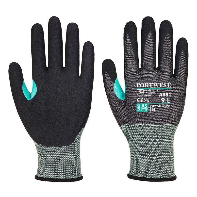 Portwest CS Cut E18 Nitrile Black A661