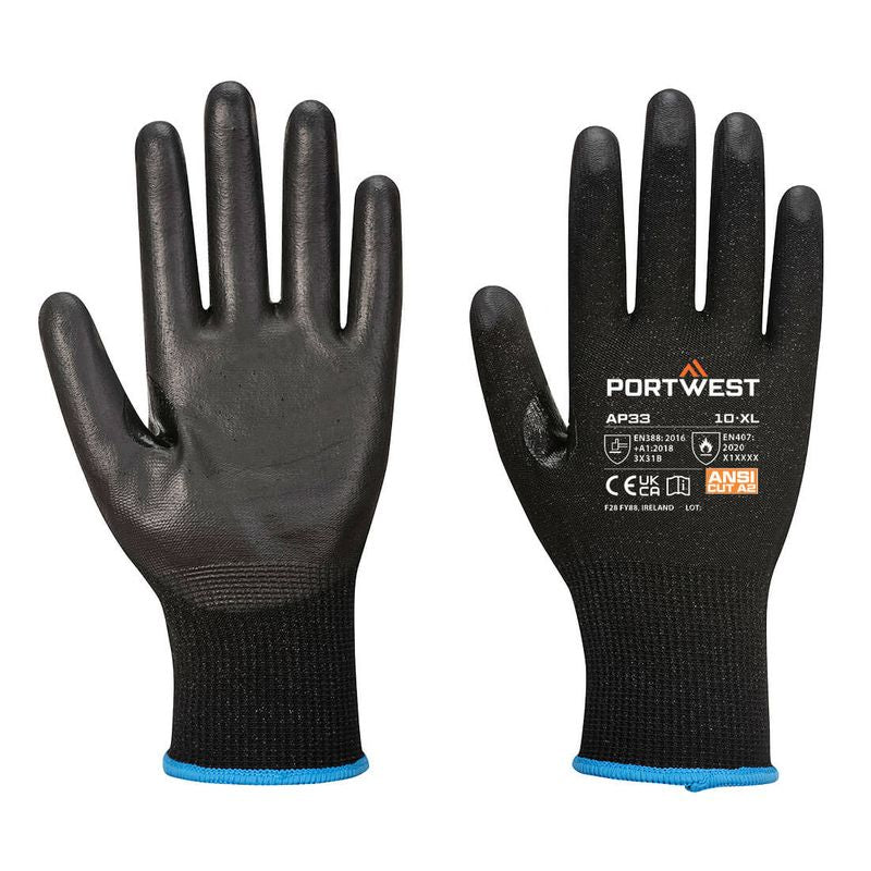 Portwest LR15 PU Touchscreen Glove PK12 AP33