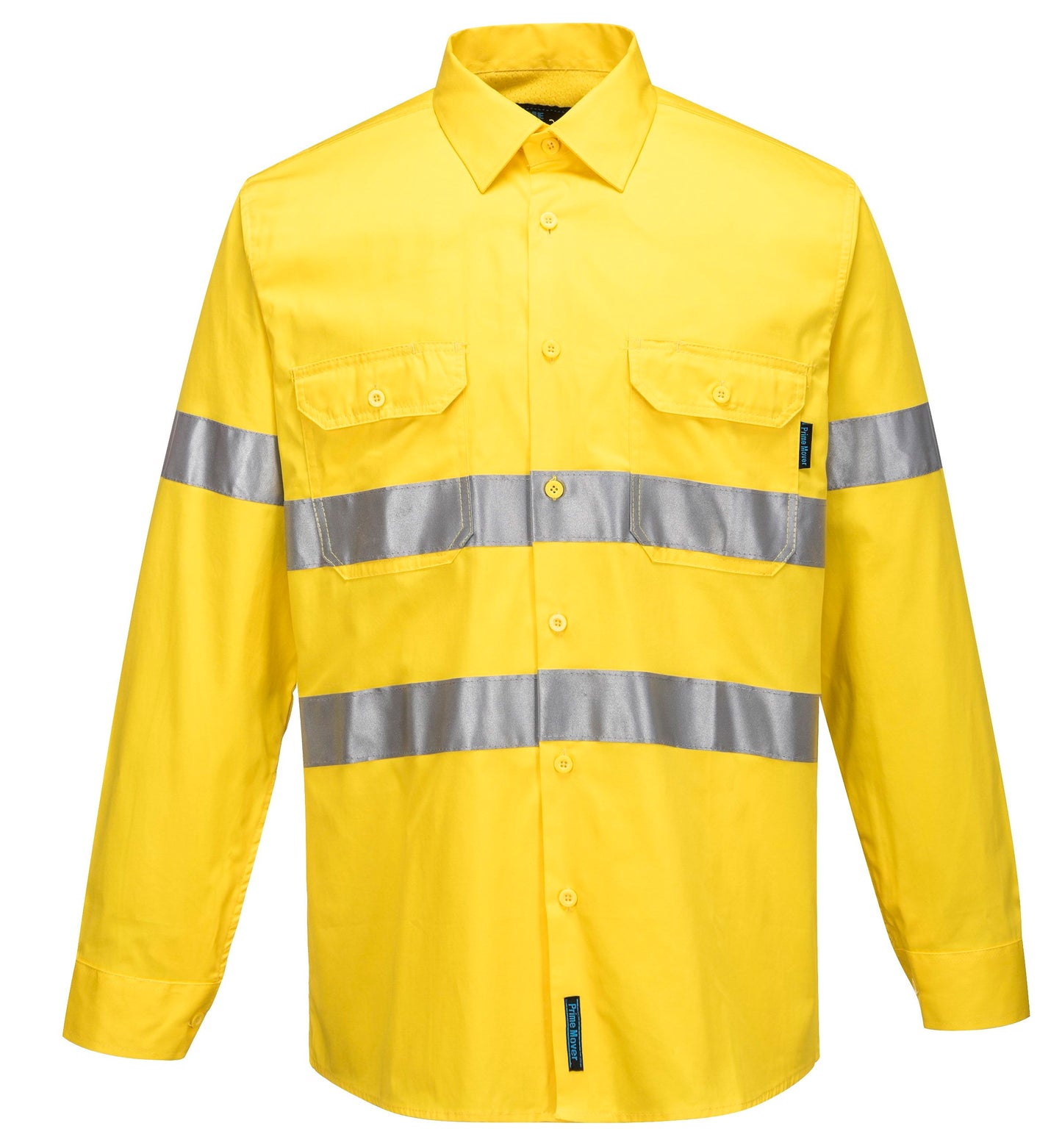 Portwest Hi-Vis Lightweight Long Sleeve Shirt with Tape MA301 - Value Workwear