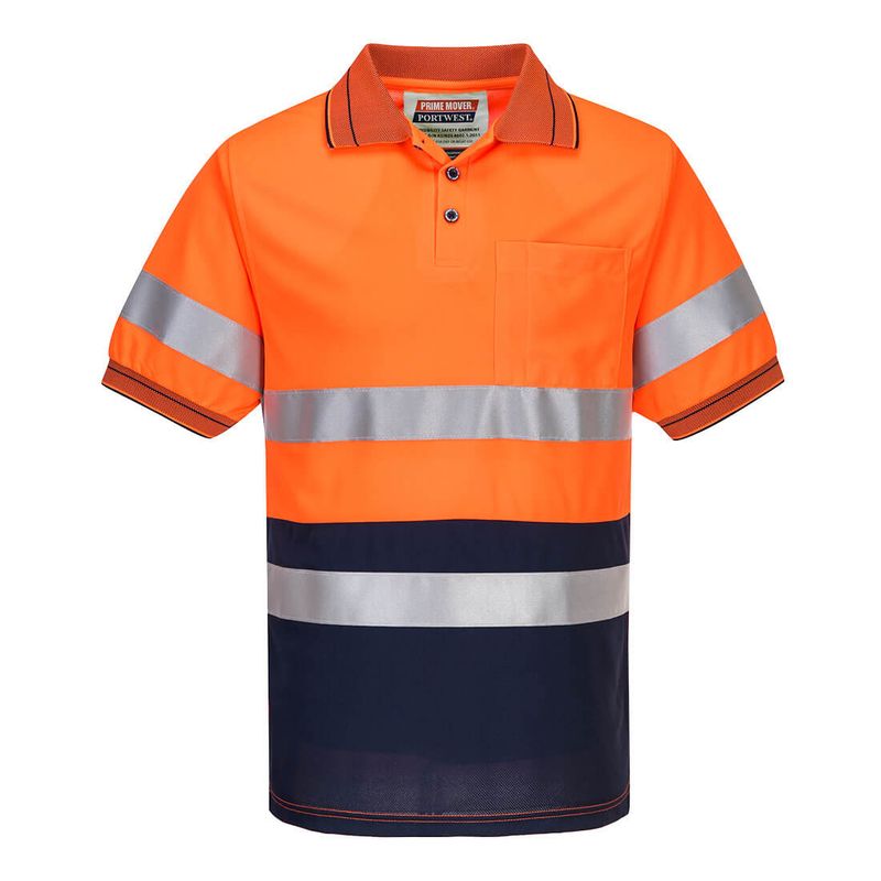 Portwest Short Sleeve Micro Mesh Polo with Tape MP510