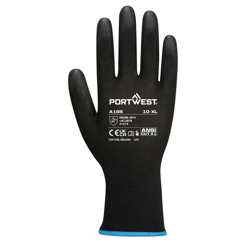 Portwest PU Touchscreen Glove (12 Pairs) A195