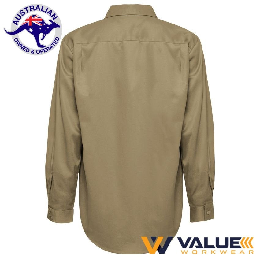 Hard Yakka Foundations Cotton Drill Shirt Long Sleeve Y07500