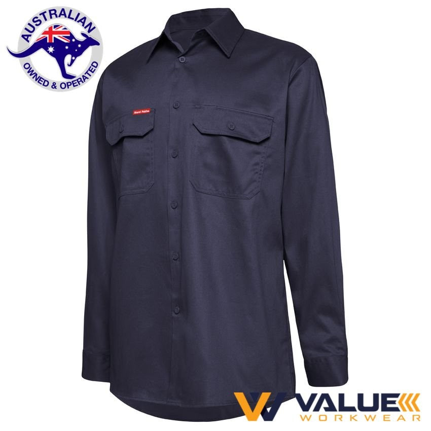 Hard Yakka Foundations Cotton Drill Shirt Long Sleeve Y07500