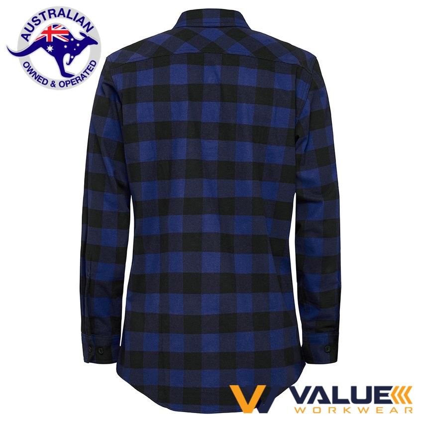 Hard Yakka Foundations Check Flannel Shirt Long Sleeve Y07295