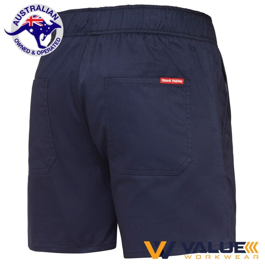 Hard Yakka Foundations Elastic Waist Drill Short Y05545