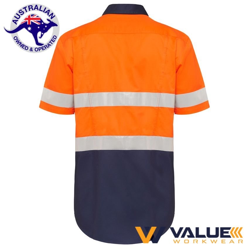 Hard Yakka Koolgear Ventilated Hi-Vis Two Tone Shirt Short Sleeve Y07735