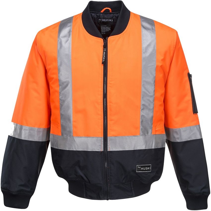 Huski Hi-Vis Bomber Jacket Day/Night K8131