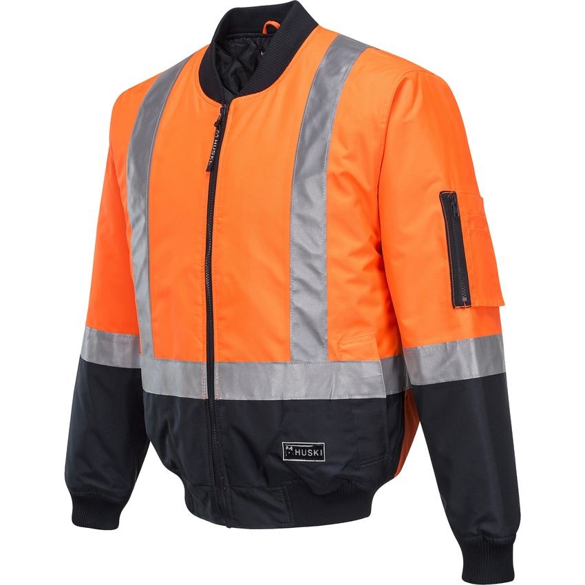 Huski Hi-Vis Bomber Jacket Day/Night K8131