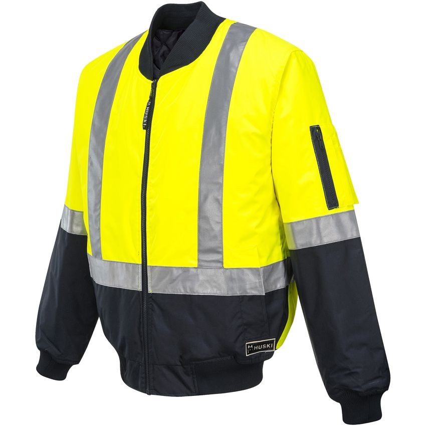 Huski Hi-Vis Bomber Jacket Day/Night K8131