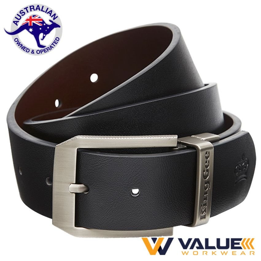 KingGee Leather Belt Reversible K61227
