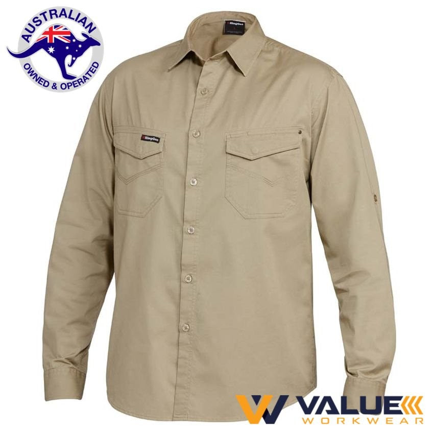 KingGee Narrow Tradies Shirt Long Sleeve K14350